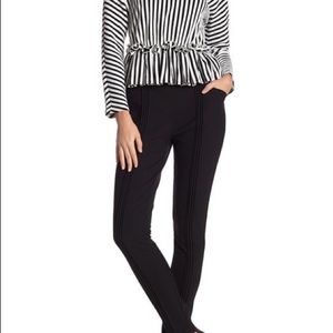 Gracia Double Clasp Pin-Tuck Pant NWT